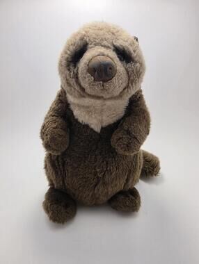 Dakin Oliver Otter Lou Rankin Dark Brown Plush Stuffed Animal Toy (11 inch)